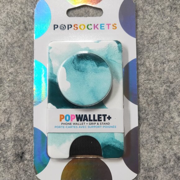 Tourmaline Smoke Popsockets PopWallet+ Phone Wallet for Cards Grip & Stand - Picture 1 of 4